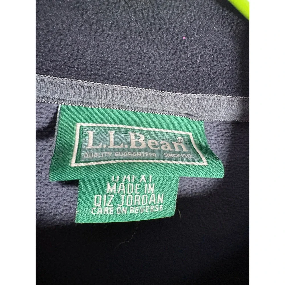 LL Bean Polartec Fleece Jacket M Full Zip Granola Girl Cabincore Gorp Outdoor